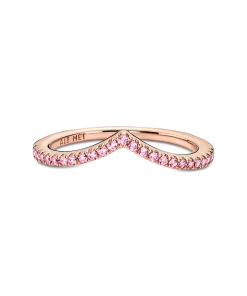 Alternative view of Pandora Timeless Wish Sparkling Pink Ring