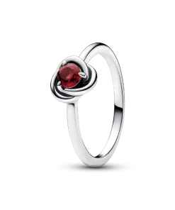 July Birthstone Eternity Circle Ring