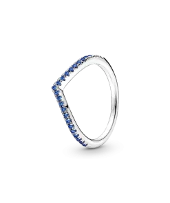 Pandora Timeless Wish Sparkling Blue Ring