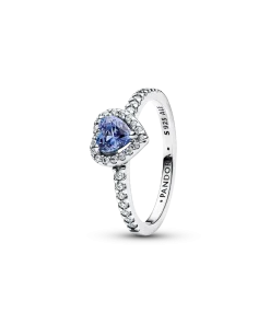 Alternative view of Celestial Love Elevated Heart Ring Duo