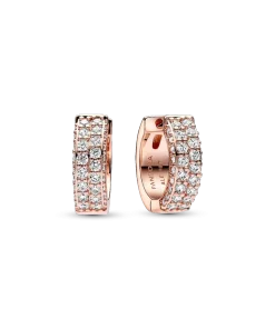 Pandora Timeless Pavé Double-row Hoop Earrings