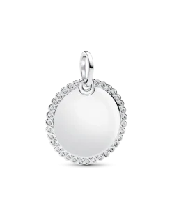 Engravable Round Tag Pendant