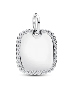 Engravable Square Tag Pendant