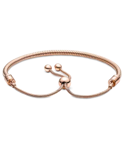 Alternative view of Pandora Moments Snake Chain Slider Bracelet