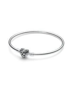 FINAL SALE - Celestial Heart Clasp Bangle