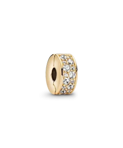 Clear Pavé Clip Charm