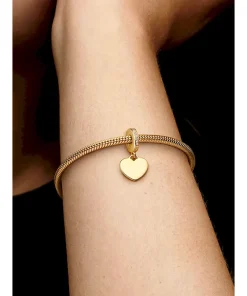 Alternative view of Engravable Heart Tag Dangle Charm