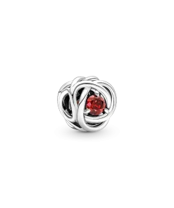 Alternative view of July Birthstone Eternity Circle O Pendant Set