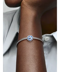 Alternative view of Blue Pansy Flower Charm