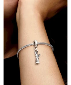Alternative view of New York Statue of Liberty Dangle Charm