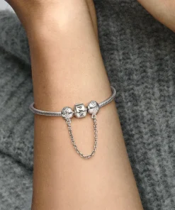 Alternative view of Band of Hearts Safety Chain Charm