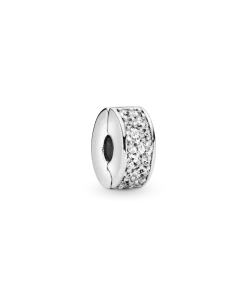 Clear Pavé Clip Charm