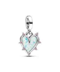 Friendship Opalescent Double Dangle Charm