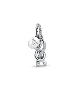 Pavé Infinity Knot Dangle Charm