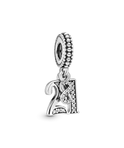 21st Celebration Dangle Charm