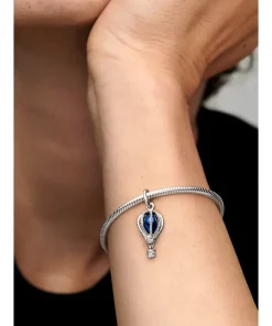 Alternative view of Blue Hot Air Balloon Travel Charm