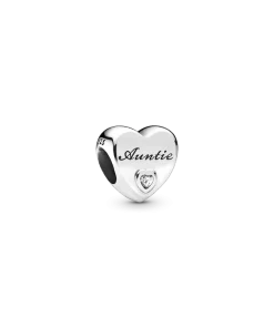 Auntie Love Heart Charm