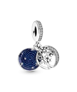 Double Dangle Tree & Galaxy Moon Charm