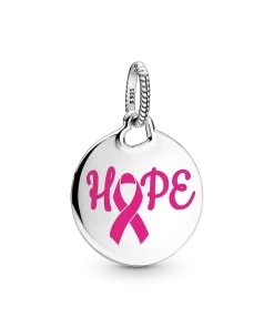 FINAL SALE - Hope Pink Ribbon Pendant