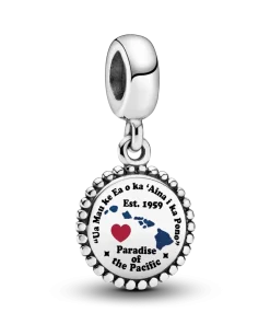 Hawaii Map Dangle Charm