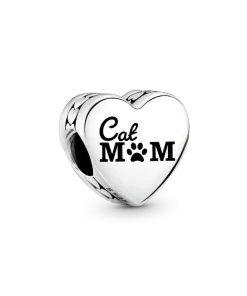 Alternative view of Cat Mom Charm Duo