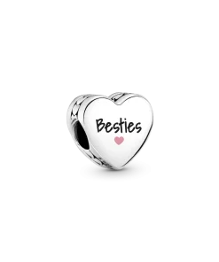 Besties Heart Charm