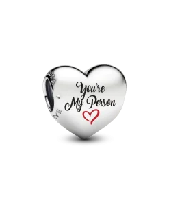 Engravable You're My Person Heart Charm