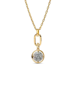 Cupid Medallion Charm Necklace Set