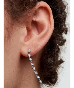 Alternative view of Sparkling Eight Stones Drop Earrings