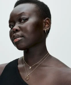 Alternative view of Round Huggie Hoop Earrings