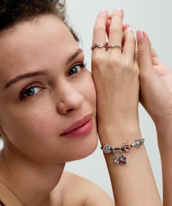 Alternative view of Disney The Lion King Clasp Pandora Moments Braided Leather Bracelet