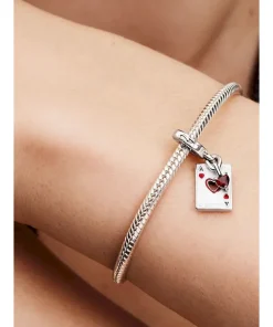 Alternative view of Disney Villains Queen of Hearts Double Dangle Charm