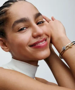 Alternative view of FINAL SALE - Celestial Heart Clasp Bangle