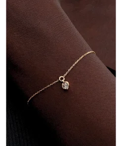Alternative view of Pandora Talisman 14k Gold Lab-grown Diamond Heart Chain Bracelet