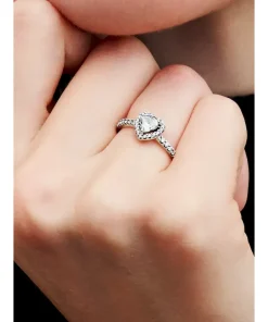 Alternative view of Elevated Heart Ring